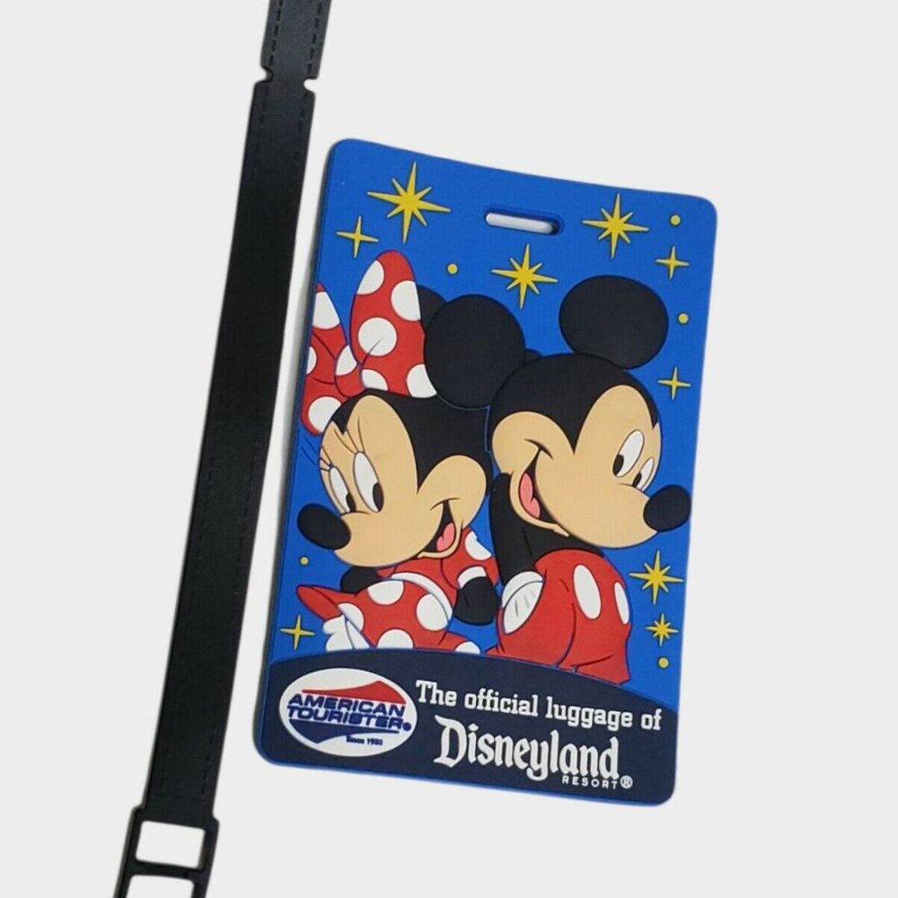 New Disneyland Mickey and Minnie Luggage Tag